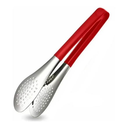 Щипцы металл с силикон ручкой 23см