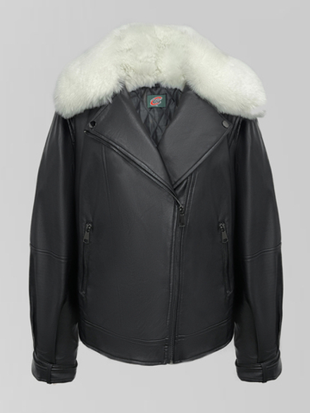 Косуха Chen Zhigang Z168M с белым меховым воротником