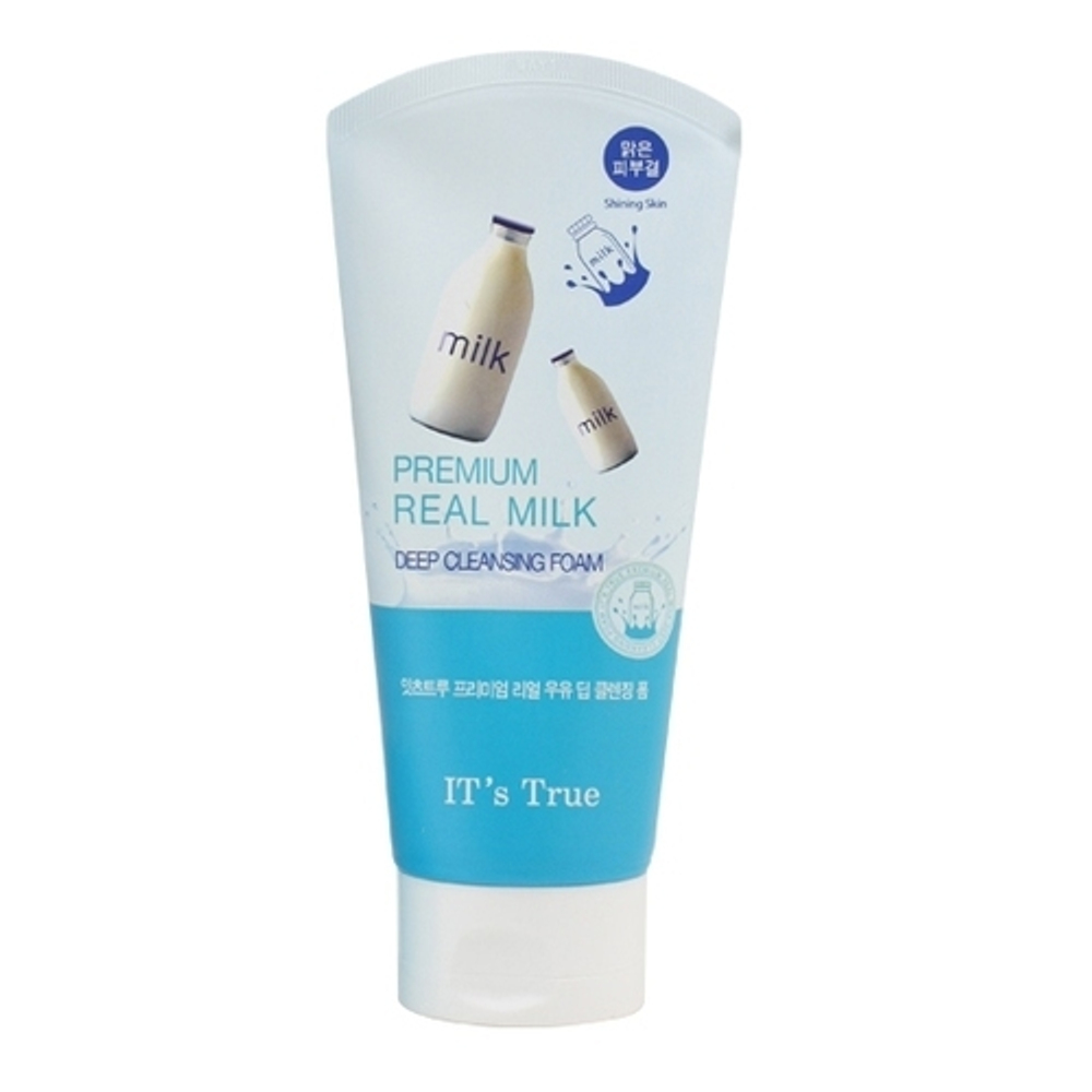 Пенка для лица очищающая с молочными протеинами CELLIO PREMIUM REAL MILK DEEP CLEANSING 100 мл