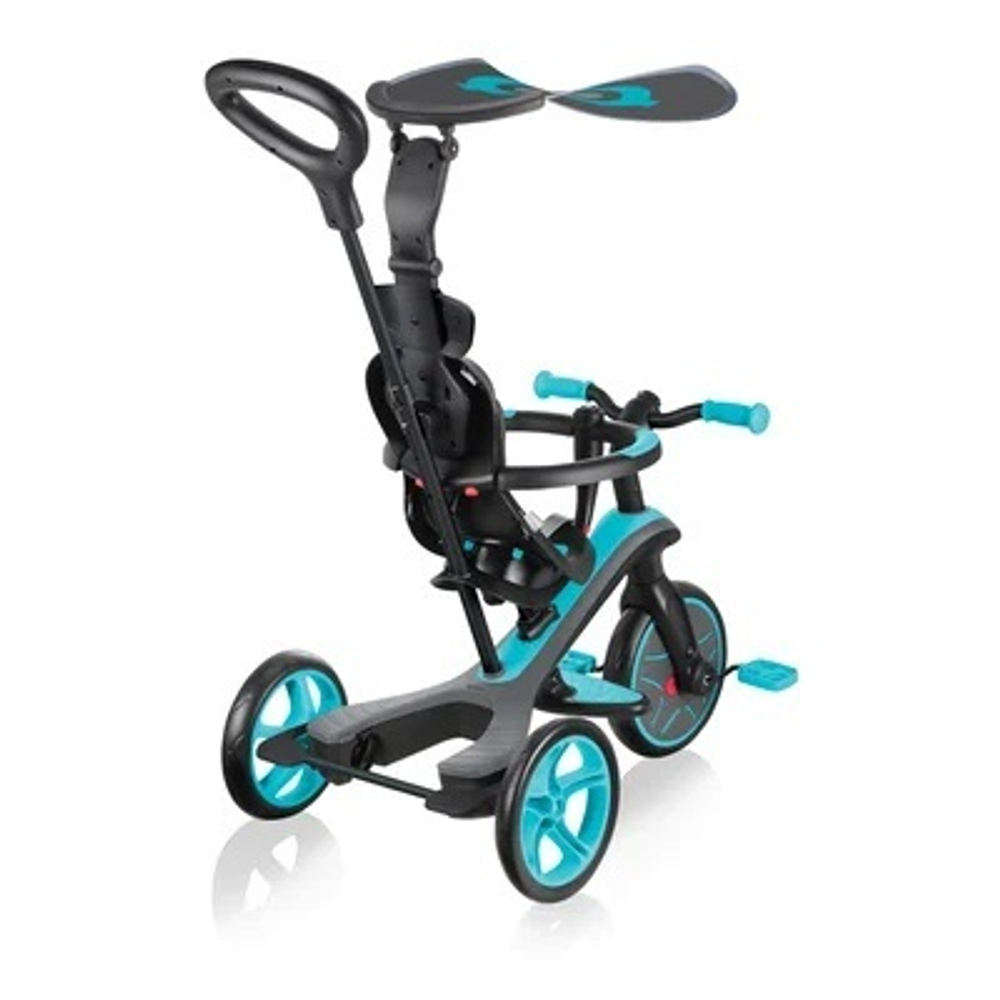 Велосипед-беговел Globber Trike Explorer 4 в 1 Teal