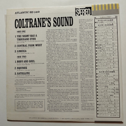 Винтажная виниловая пластинка LP John Coltrane Coltranes Sound (Japan 1976) (Obi)