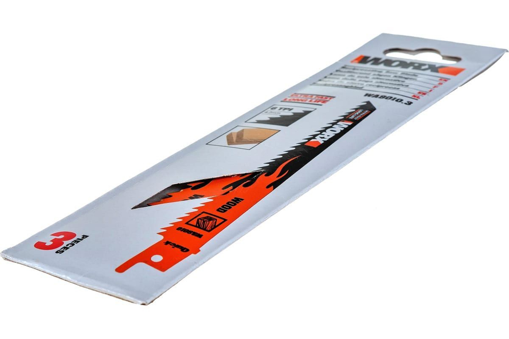 Лезвия по дереву для сабельной пилы WORX WA8010.3