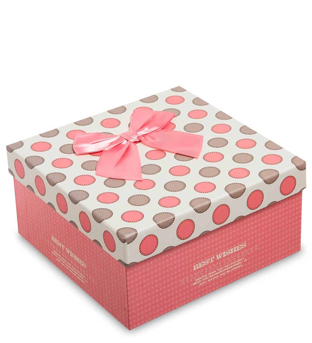 WG-24/3-A Коробка подарочная «Квадрат» цв.розовый