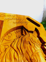 Набор подарочный Разделочных деревянных досок №1 с подставкой