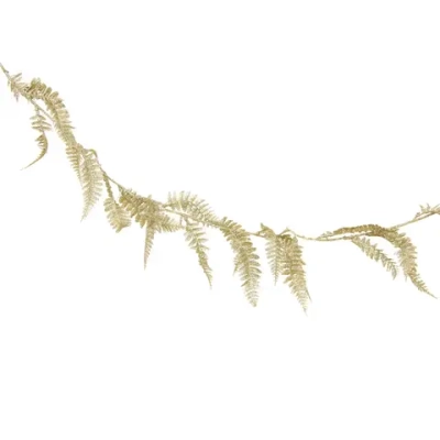 Украшение новогоднее «Сияющий папоротник» 1,80 м, Золото