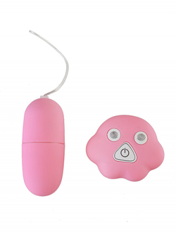 Виброяйцо с пультом управления. Розовое