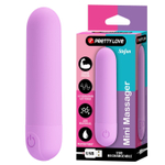 Сиреневая перезаряжаемая вибропуля Stefan - 8 см. (Цвет: сиреневый)