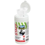 Салфетки для экранов всех типов и пластика универсальные STAFF "EVERYDAY", туба 100 шт., влажные