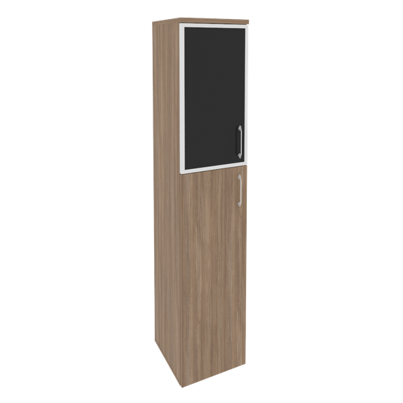 Оникс Шкаф высокий узкий левый O.SU-1.7 R (L) black  400*420*1977