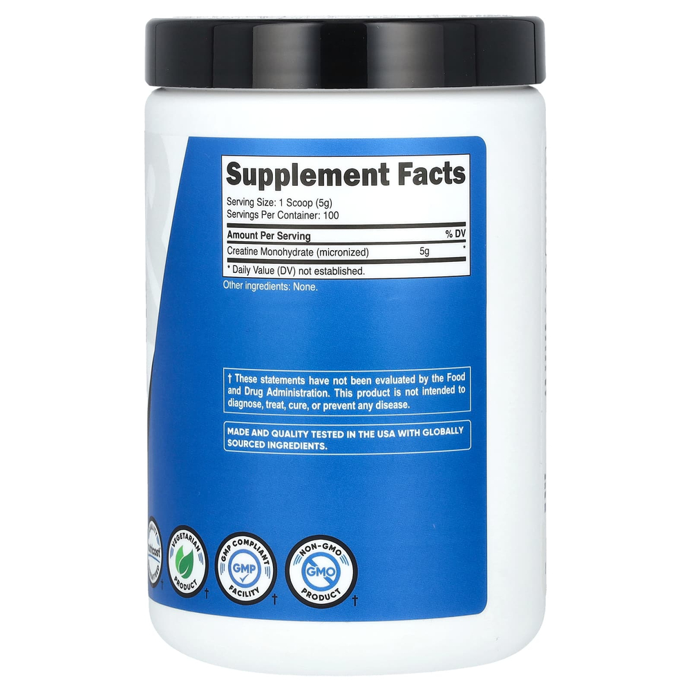 Nutricost, Performance, моногидрат креатина, без добавок, 500 г (1,1 фунта)