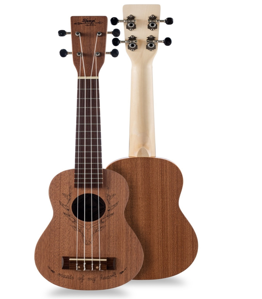 Укулеле сопрано, олень, SBD Hampi