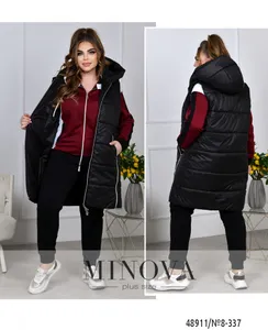 Костюм 8-337-марсала-черный Minova