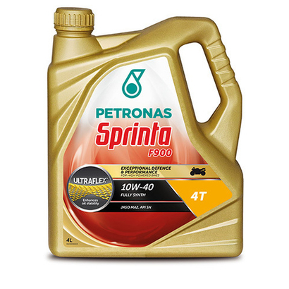Масло моторное Petronas SPRINTA F900 4T 10W40, 4 литра, синтетическое