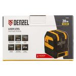 35056 Лазерный уровень LX 02 Red, 20 м, 635 нм, резьба 1/4" Denzel