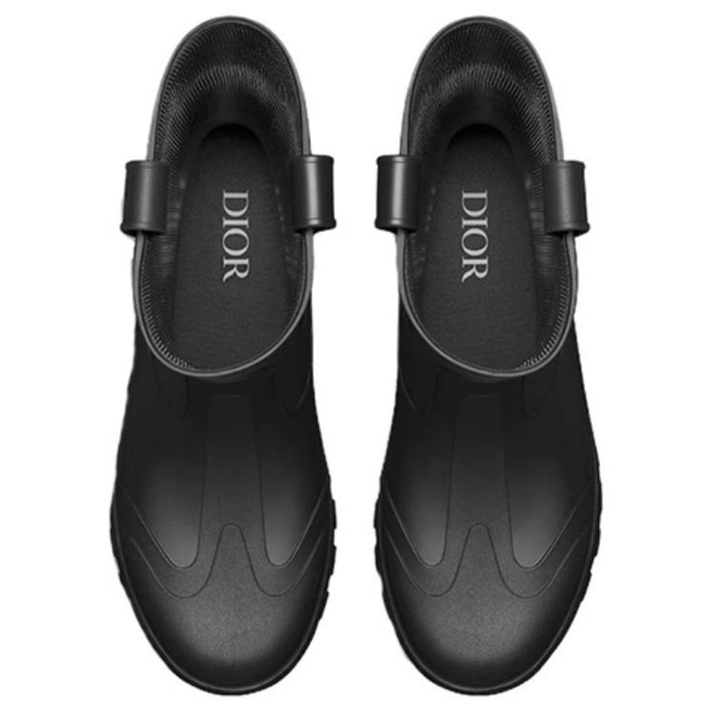DIOR Garden Rain Boot "DIOR Oblique Embossed - Black"