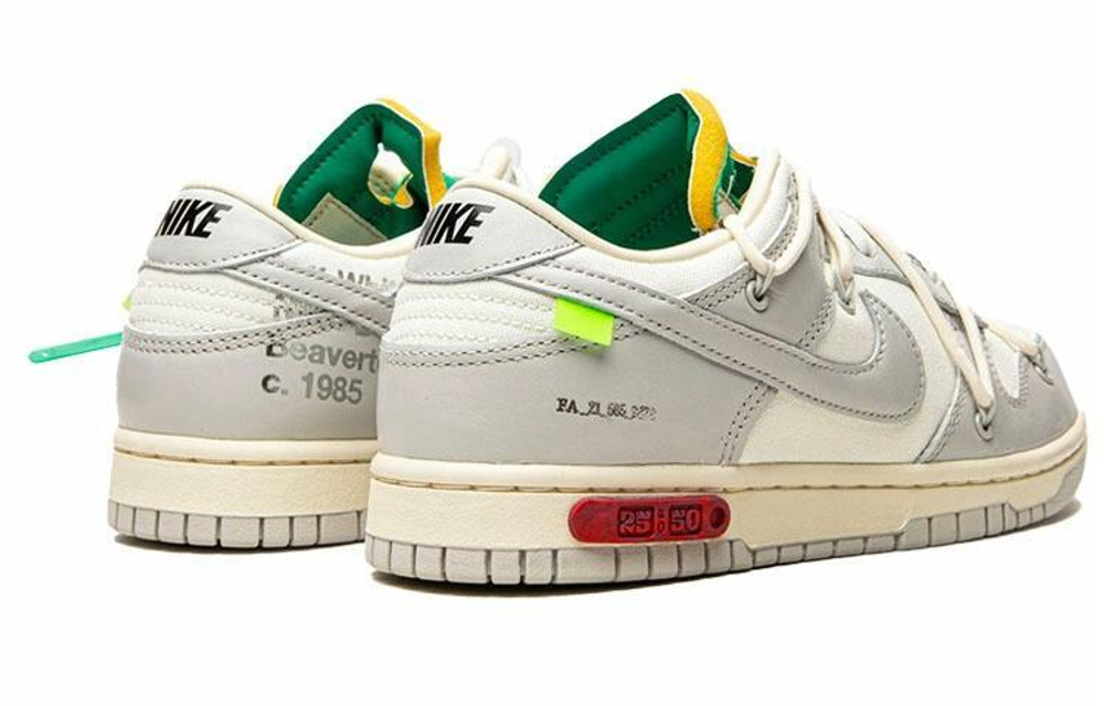 Кроссовки Off-White X Nike Dunk Low The 50 No.25