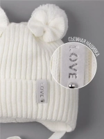 Шапка вязаная демисезонная для девочки