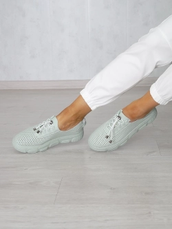 Кроссовки женские летние натуральная кожа