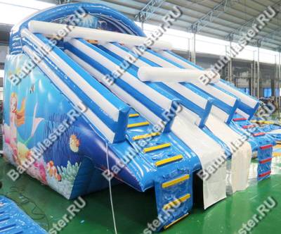Надувная водная горка для бассейна «Русалочка Бэлла» 7*6*5 м