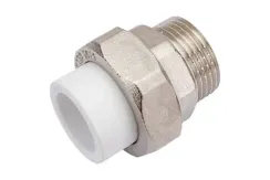 Сгон TEBO сварка НР 25*1" белый 35324