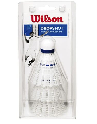 Воланы для бадминтона Wilson Dropshot 3P - white