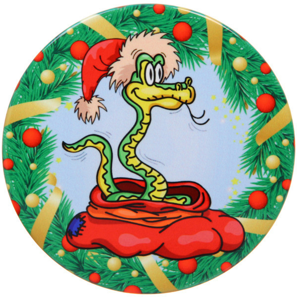 Подставка под кружку керамическая 10см «Волшебный змей Эцуко»