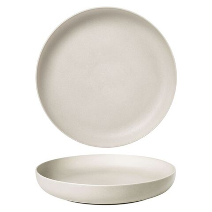 Тарелка с бортом d=25.5 cм,фарфор "NOBLE" серия "Fine Plus-Light Grey" 81229590