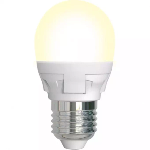 LED-G45P-5W/NW/E27/FR ALC02SL Лампа светодиодная пятилепестковая. Форма шар, матовая колба. Материал корпуса алюминий. Цвет свечения белый. Серия Cr