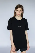 Футболка Logo Камень Черная