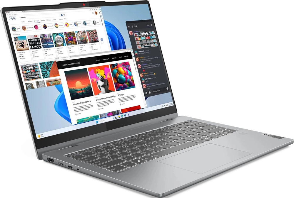 Ноутбук  Lenovo IdeaPad 5 2-in-1 14IRU9 14 ", Core 5, 16 Гб RAM, 512 Гб SSD, Iris Xe Graphics, Серый