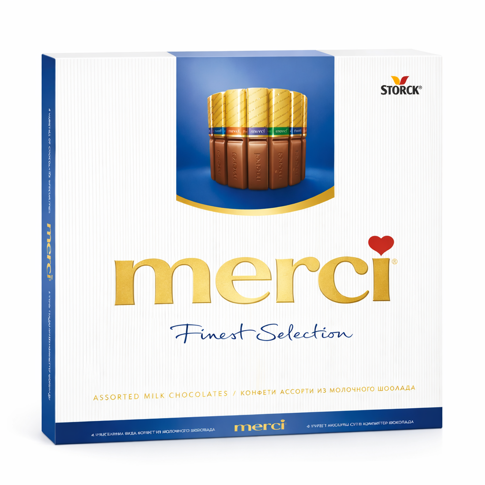 Merci набор шоколадных конфет ассорти 250г