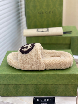 Gucci Wool Slide Sandal