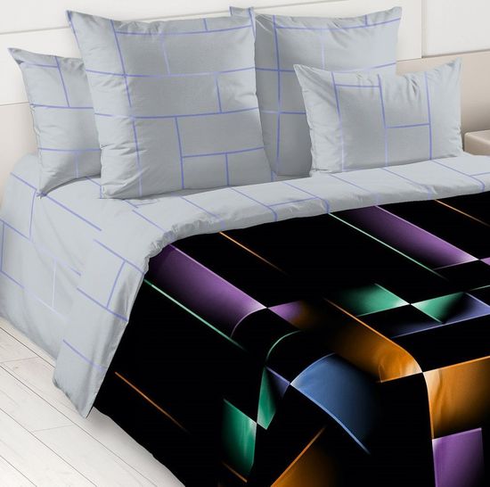 Семейный комплект постельного белья Впечатление поплин