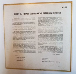 Винтажная виниловая пластинка LP Buddy De Franco And The Oscar Peterson Quartet (USA 1960)