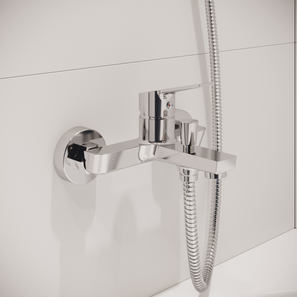 Смеситель для ванны с душем STWORKI Кронборг S28100CR хром