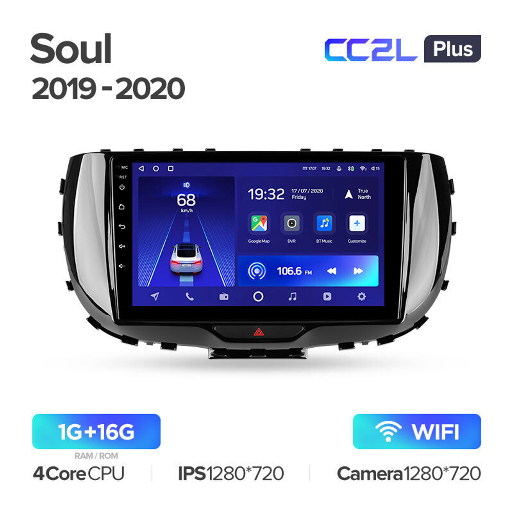 Teyes CC2L Plus 9" для KIA Soul 2019-2020