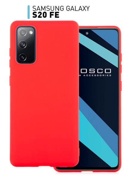 Чехол ROSCO для Samsung Galaxy S20 FE оптом (арт. SS-S20FE-COLOURFUL-RED)
