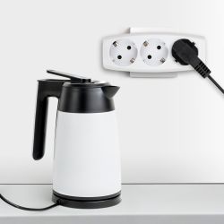 Разветвитель электрический ЭРА SP-3e-W на 3 розетки c заземлением со шторками 16А белый