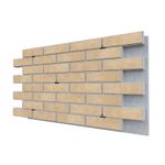 Негорючая термопанель ППС PRO BestPoint Loft Brick Salt 0,612 м², 1020x600 мм