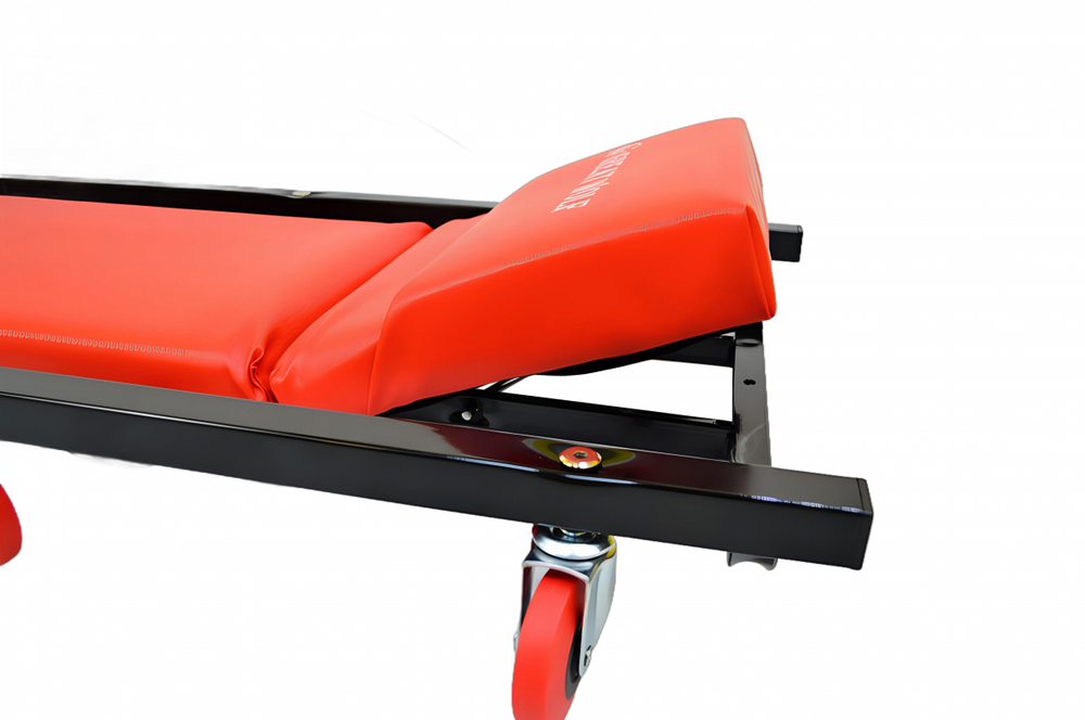 Лежак подкатной низкопрофильный красный GWC-2 Great Wolf