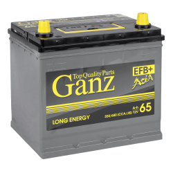 Аккумулятор GANZ ASIA EFB 65 А/ч обратный R+ 232x175x225 D23 EN 550 А