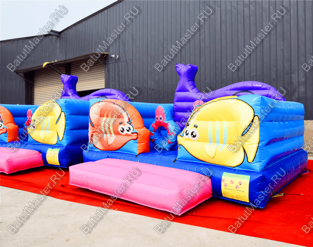 Коммерческий надувной батут "Морское царство 2"