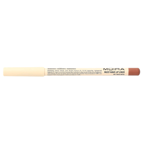 Moira Beauty, незаменимый карандаш для губ, 001 розово-бежевый, 1,1 г (0,04 унции)