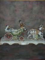 Статуэтка. Фарфор. Аллея влюблённых. Capodimonte. Италия