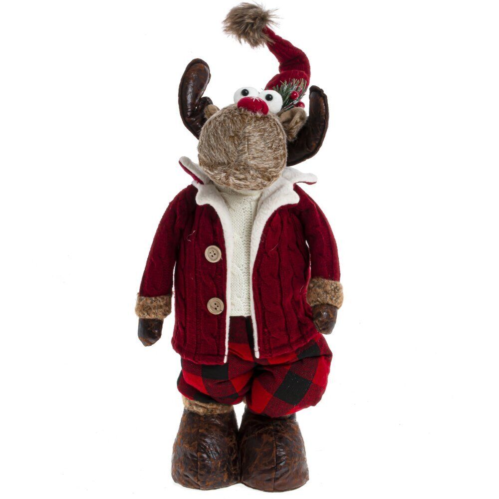 GAEM Игрушка набивная "Олень" (телескоп ноги), L23 W17 H99/40 см