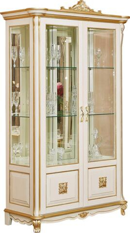 Шкаф с витриной «Алези Люкс» П1.349.0.19 (П350.19л)