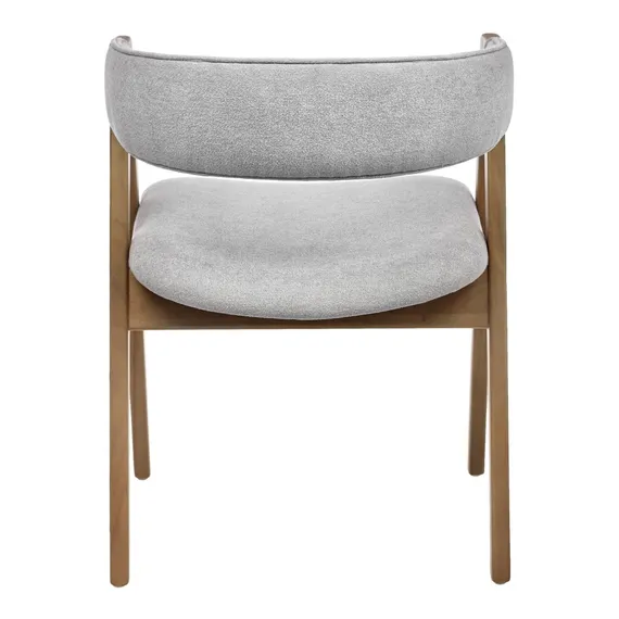 Стул Halston, орех, серое букле