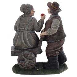 GAEM Фигурка декоративная "Бабушка с дедушкой", L16 W10 H19 см, 2в.