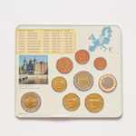 Germany 2007 Year Set (A, D, F, G, J) + 5 x 2 Euro: "Schwerin Castle (Mecklenburg-Vorpommern)" and "50th anniversary of the Treaty of Rome"