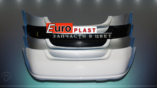 Задний бампер в цвет Volkswagen Polo 2009-2015 седан